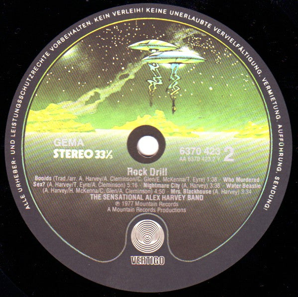 The Sensational Alex Harvey Band : Rock Drill (LP, Album, RE)