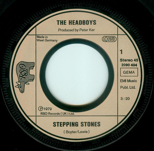 The Headboys : Stepping Stones (7", Single)