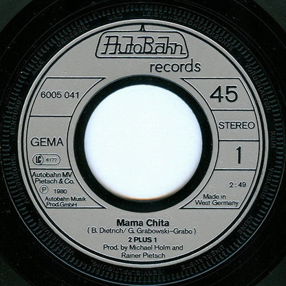 2 plus 1 : Mama Chita (7", Single)