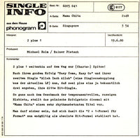 2 plus 1 : Mama Chita (7", Single)