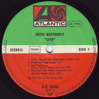 Iron Butterfly : Live (LP, Album, RE)