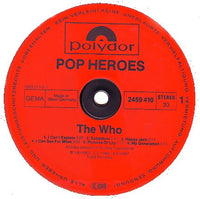 The Who : Pop Heroes  The Who (LP, Comp)