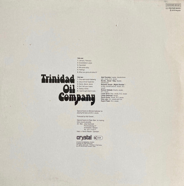 Trinidad Oil Company : Dance, Dance, Dance! (LP, Album)