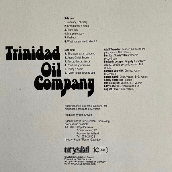 Trinidad Oil Company : Dance, Dance, Dance! (LP, Album)