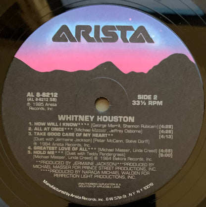 Whitney Houston : Whitney Houston (LP, Album)
