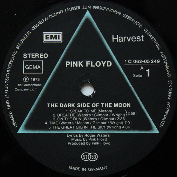 Pink Floyd : The Dark Side Of The Moon (LP, Album, RE, UK )