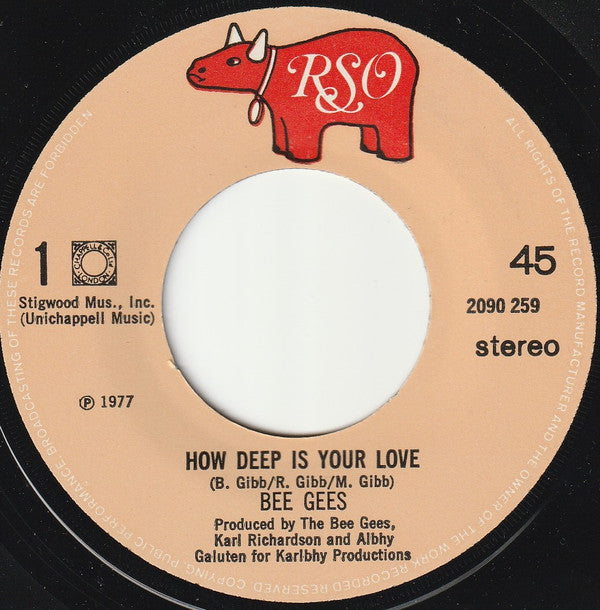 Bee Gees : How Deep Is Your Love (7", Single)