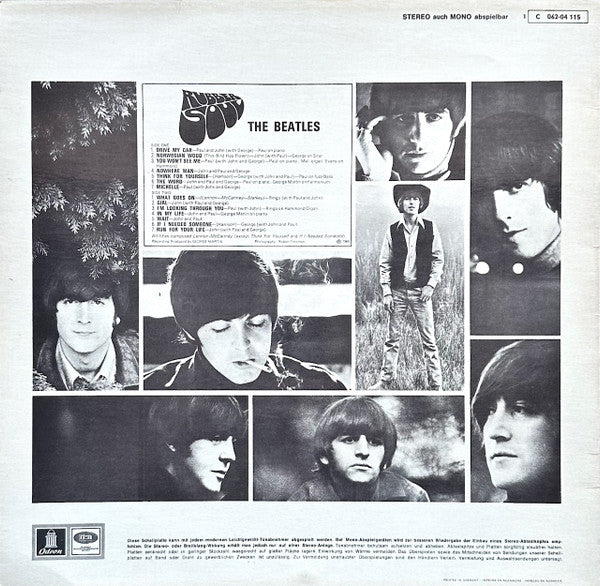 The Beatles : Rubber Soul (LP, Album, RE, Cir)