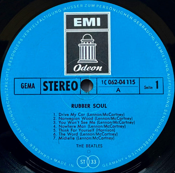 The Beatles : Rubber Soul (LP, Album, RE, Cir)
