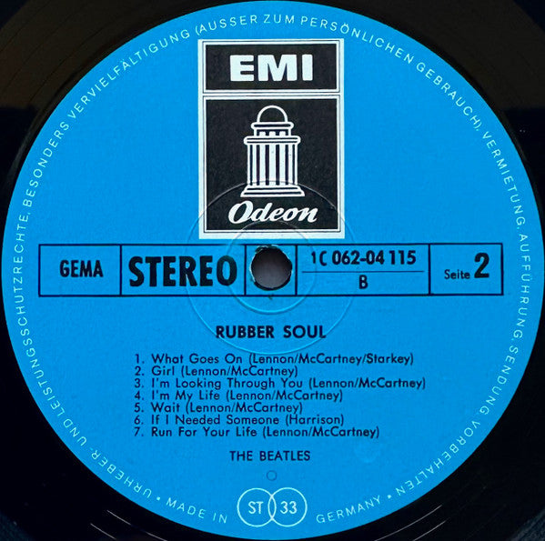 The Beatles : Rubber Soul (LP, Album, RE, Cir)