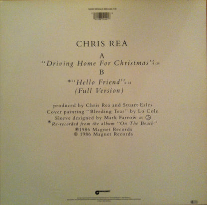 Chris Rea : Driving Home For Christmas (12", Maxi)