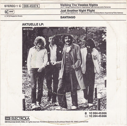 Santiago (9) : Walking The Voodoo Nights (7", Single)