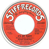 Dave Stewart With Barbara Gaskin* : It's My Party (7", Single, RP)