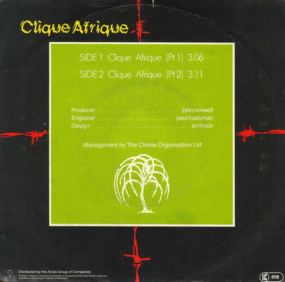 Clique Afrique : Clique Afrique (7", Single)
