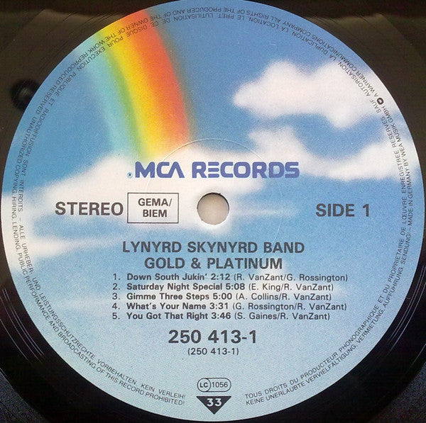 Lynyrd Skynyrd Band* : Gold & Platinum (2xLP, Comp, RE, Gat)