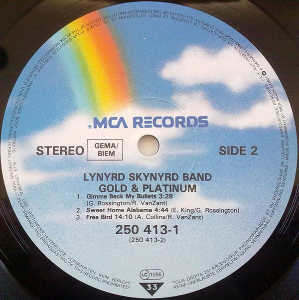 Lynyrd Skynyrd Band* : Gold & Platinum (2xLP, Comp, RE, Gat)