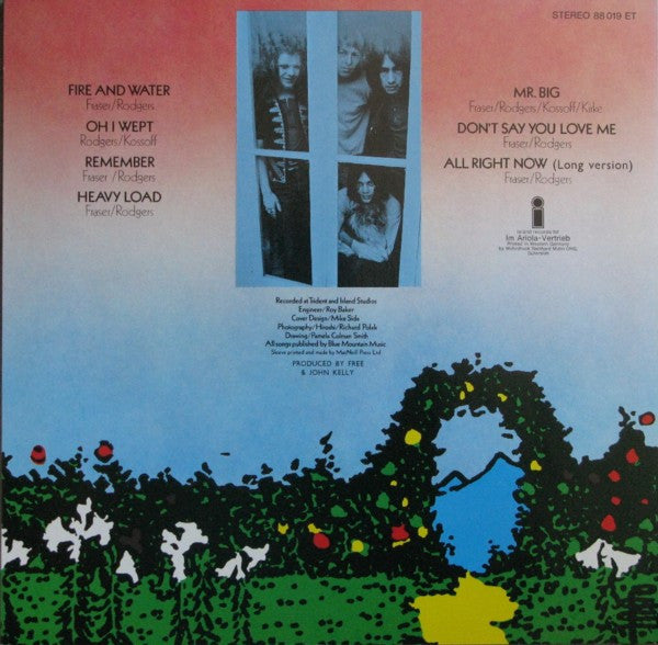 Free : Fire And Water (LP, Album, RE)