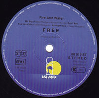 Free : Fire And Water (LP, Album, RE)