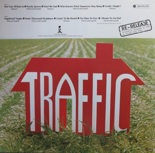 Traffic : Traffic (LP, Album, RE)