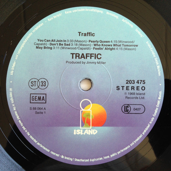 Traffic : Traffic (LP, Album, RE)