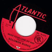 Solomon Burke : Need Your Love So Bad / Party People (7", Single)