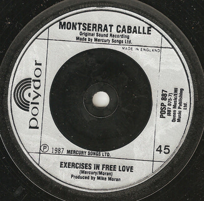 Freddie Mercury & Montserrat Caballé : Barcelona (7", Single)