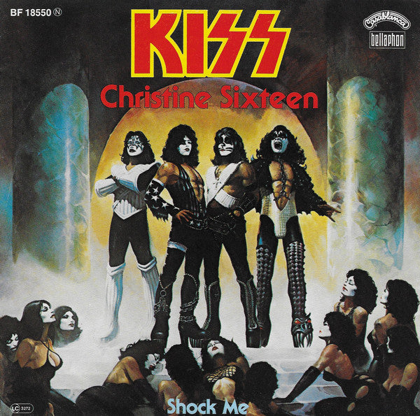 Kiss : Christine Sixteen (7", Single)