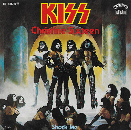 Kiss : Christine Sixteen (7", Single)