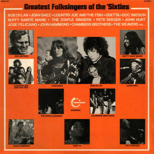 Various : Greatest Folksingers Of The 'Sixties (2xLP, Comp)