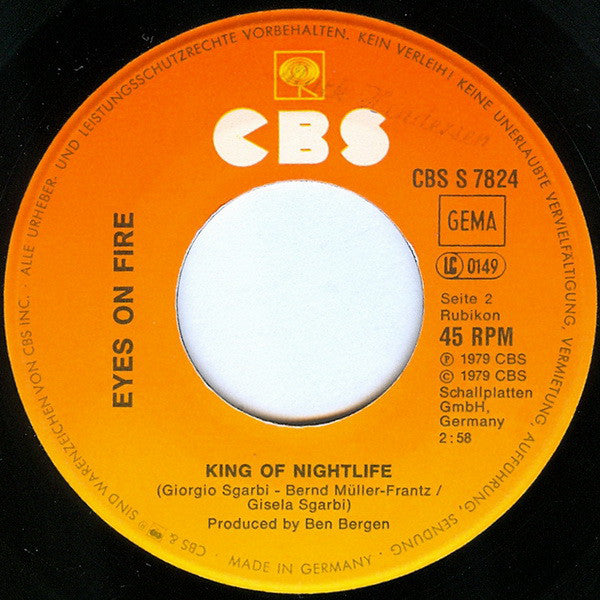 Eyes On Fire : Buy Mi Bananas (7", Single)