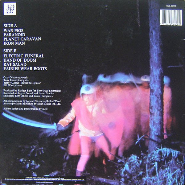 Black Sabbath : Paranoid (LP, Album, RE)