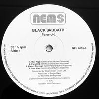 Black Sabbath : Paranoid (LP, Album, RE)