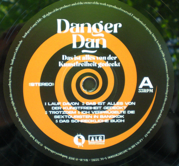 Danger Dan : Das Ist Alles Von Der Kunstfreiheit Gedeckt (LP, Album, RE)