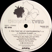 Thompson Twins : You Take Me Up (U.S. 12" Remix) (12", Single, Ltd)