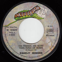 Carly Simon : You're So Vain (7", Single)