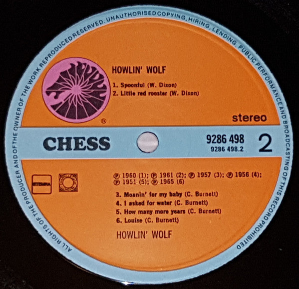 Howlin' Wolf : Howlin' Wolf (2xLP, Comp)