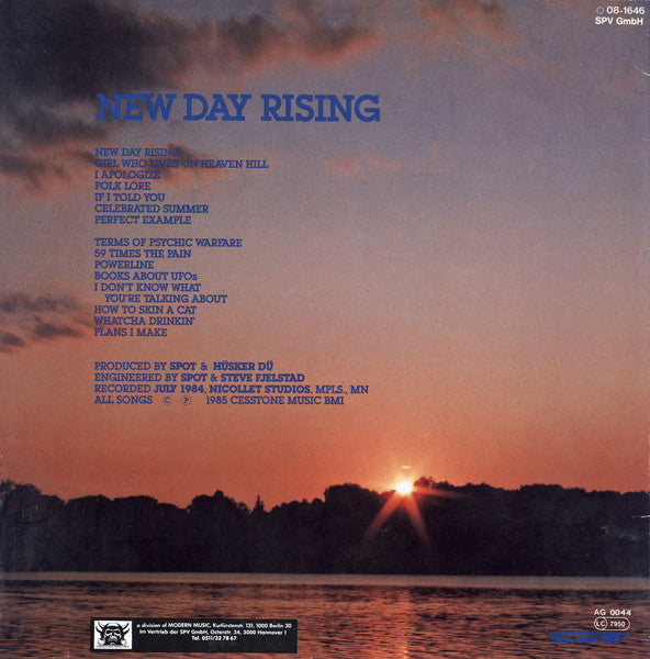 Hüsker Dü : New Day Rising (LP, Album)