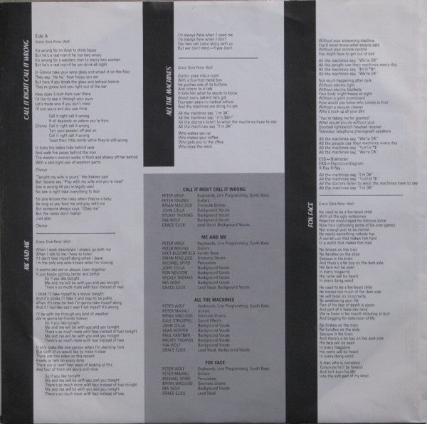 Grace Slick : Software (LP, Album)