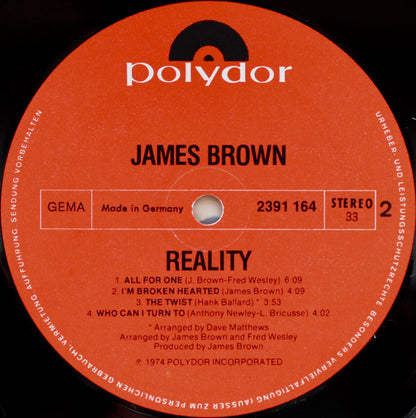 James Brown : Reality (LP, Album)