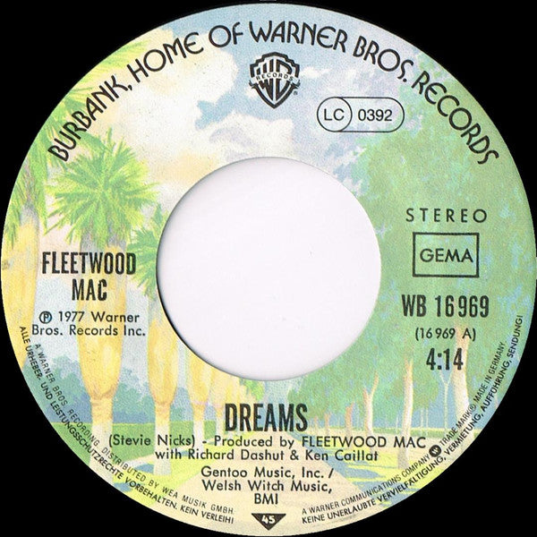 Fleetwood Mac : Dreams (7", Single)