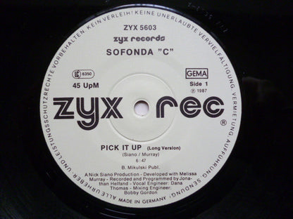 Sofonda C. : Pick It Up (12", Maxi)