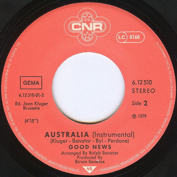 Good News : Australia (7", Single)