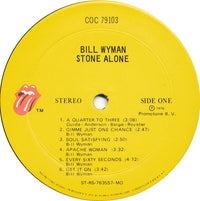 Bill Wyman : Stone Alone (LP, Album, MO )