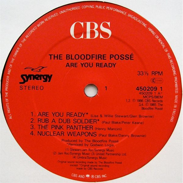 The Bloodfire Possé* : Are You Ready (LP, Album)
