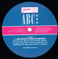 ABC : One Better World (12", JA )
