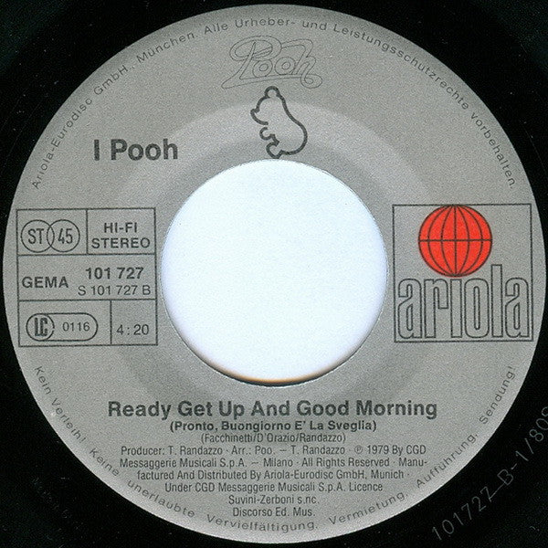 Pooh : Hurricane (7", Single)