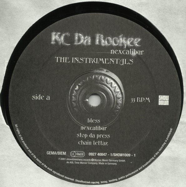 KC Da Rookee : Nexcalibur (The Instrumentals) (2xLP)