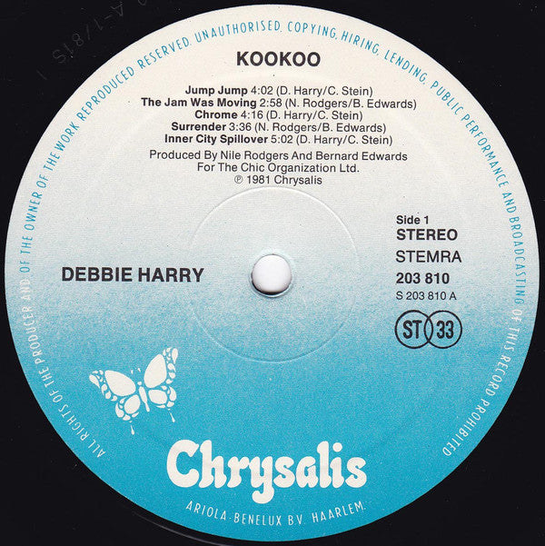 Deborah Harry : KooKoo (LP, Album)