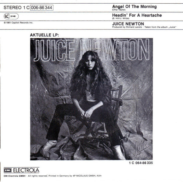 Juice Newton : Angel Of The Morning (7", Single)