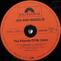 Jon & Vangelis : The Friends Of Mr. Cairo (LP, Album)